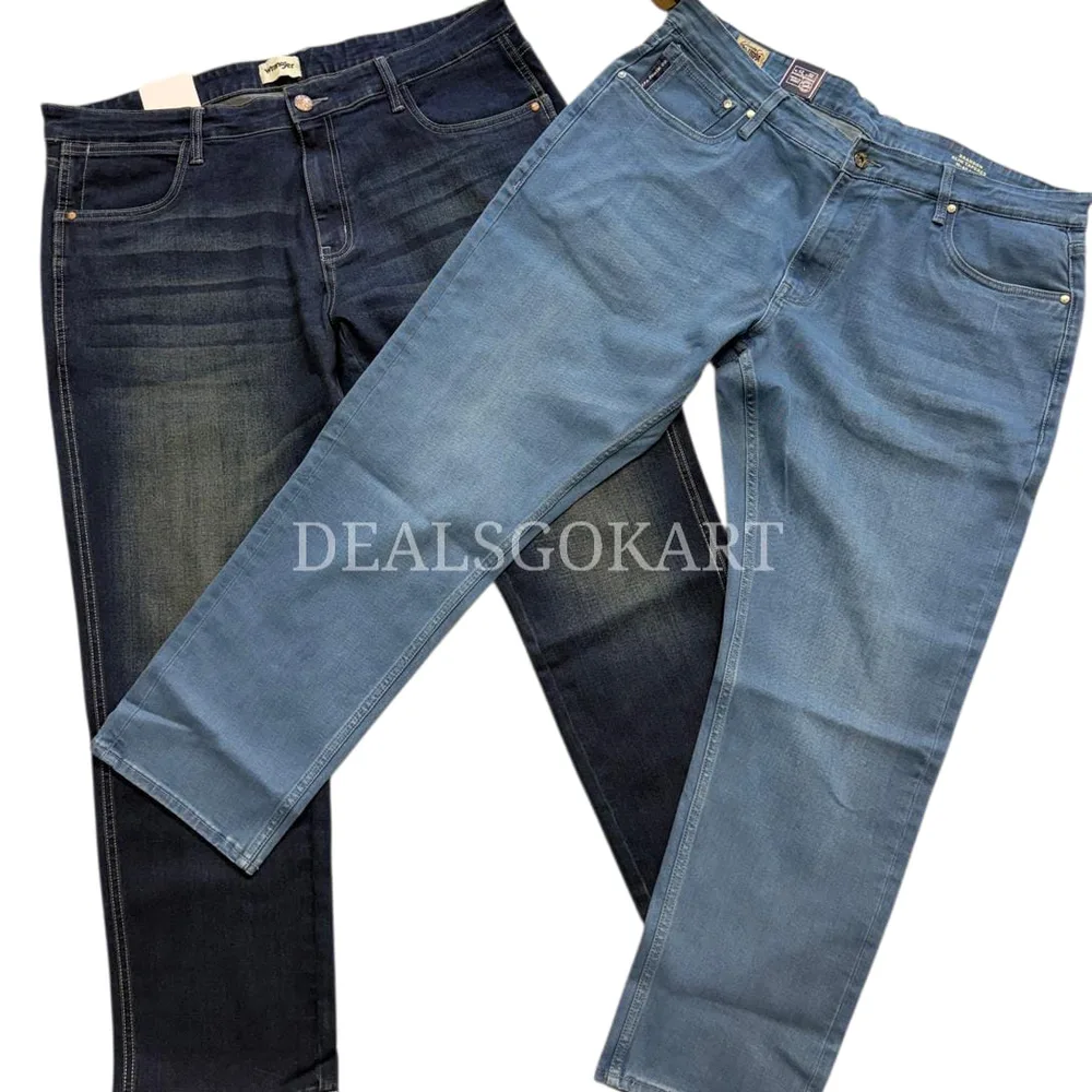Slim Fit Stretch Jeans - Mid Blue