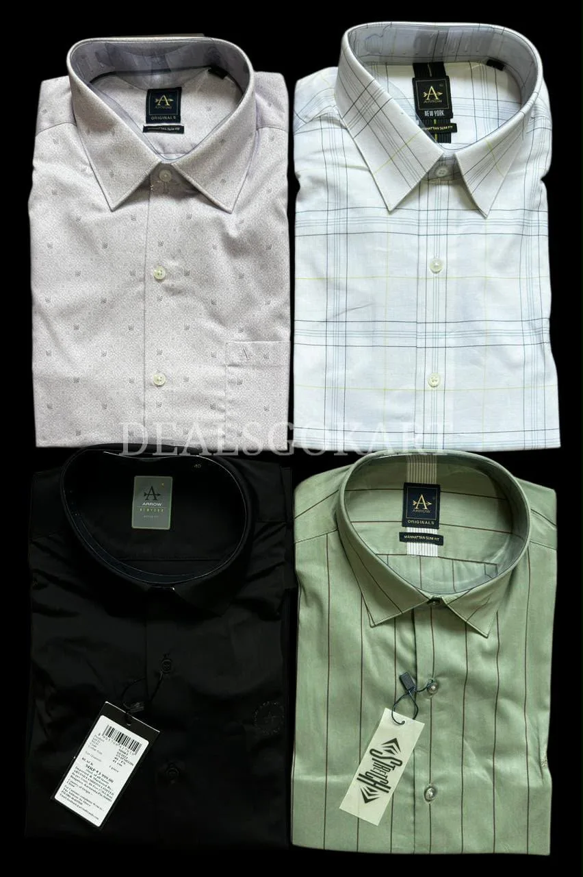 100% Original  Branded Casual Shirts (9/12)