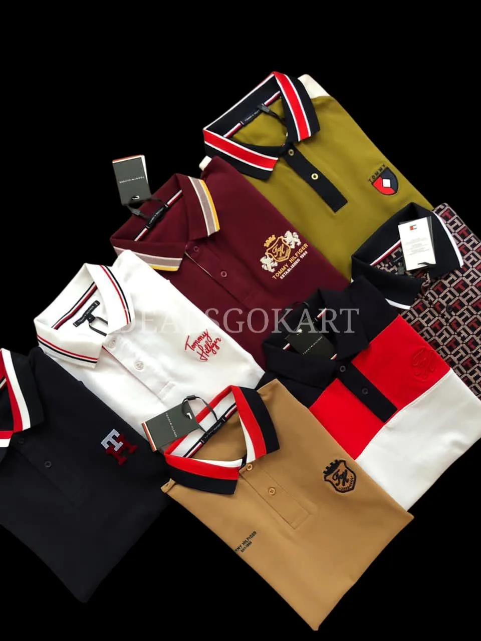 100% Original Mens Branded Collar Polo T-shirts Wholesale Lot (TTH) (11/12)
