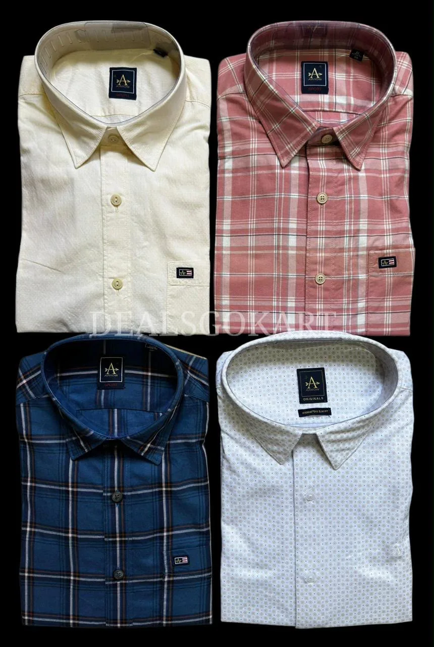 100% Original  Branded Casual Shirts (12/12)