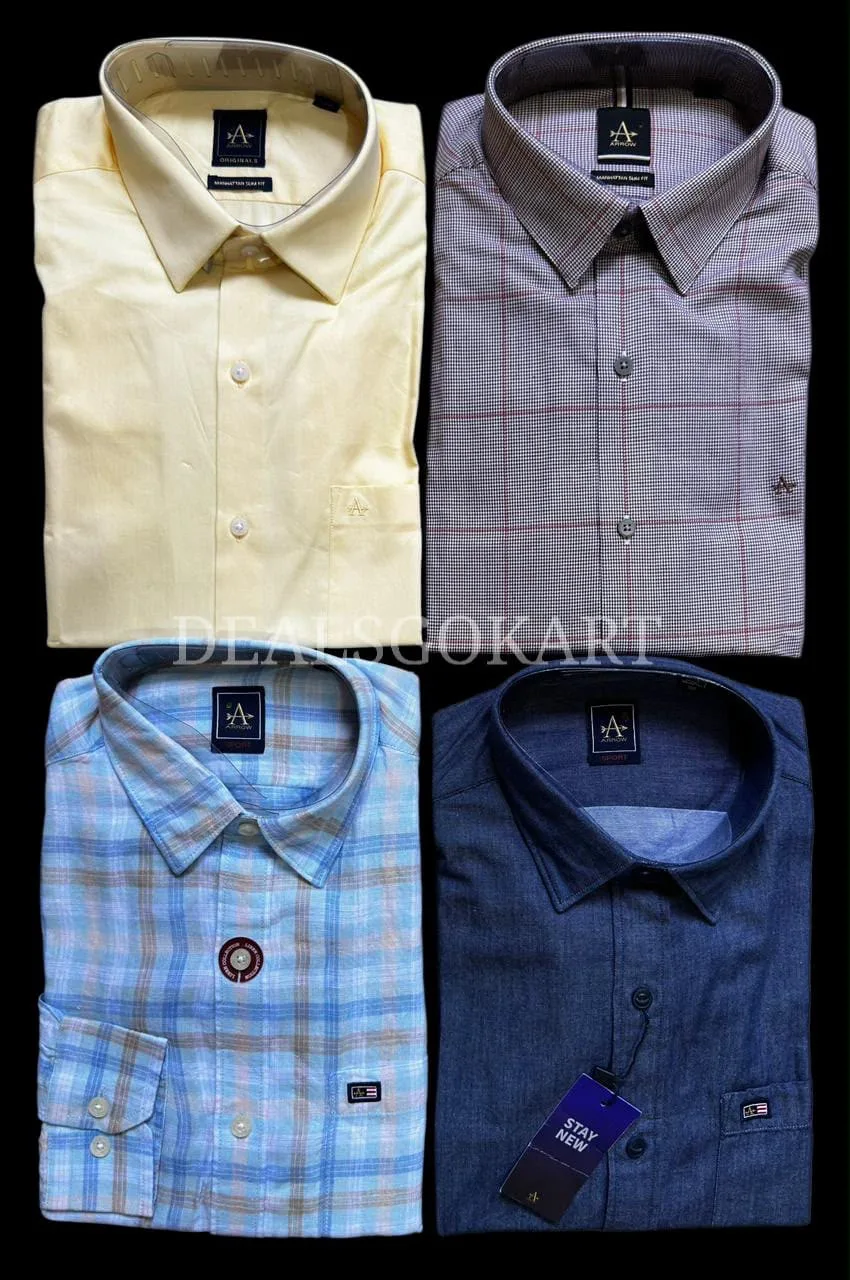 100% Original  Branded Casual Shirts (10/12)