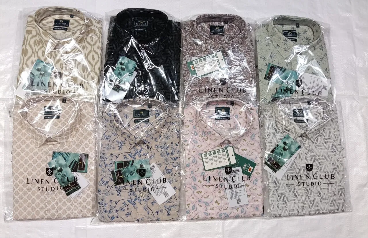 100% Original Branded Linen Casual Shirts (3/4)