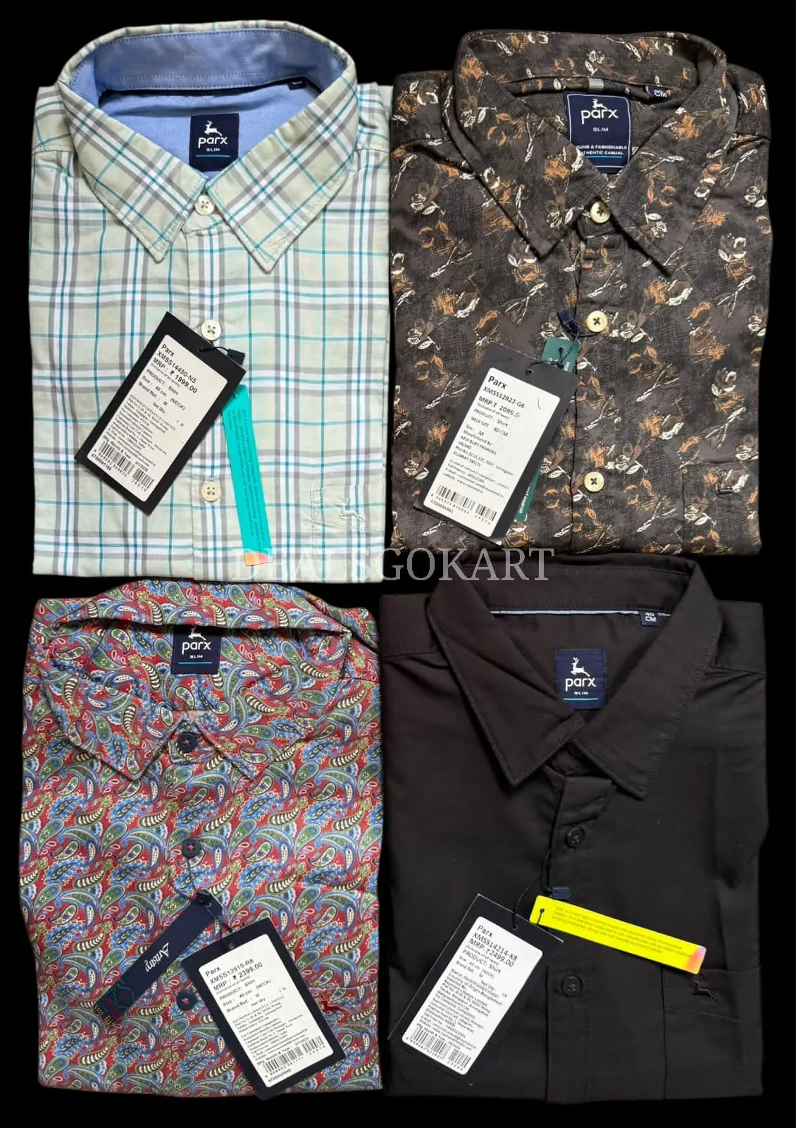 100% Original Branded Casual Shirts (9/12)