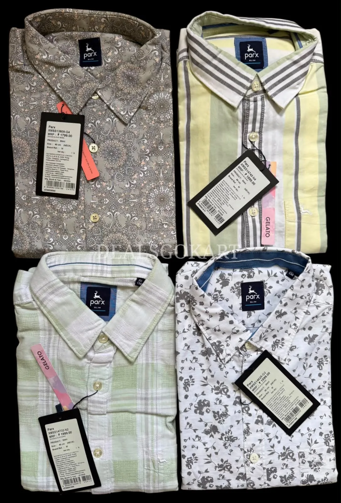 100% Original Branded Casual Shirts (10/12)