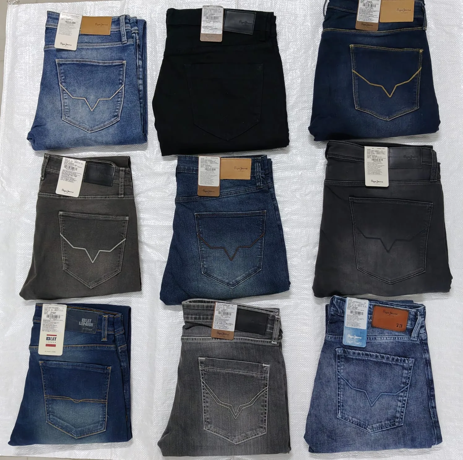 100% Original Mens Denim Wholesale Surplus Lot (PPE) (1/12)