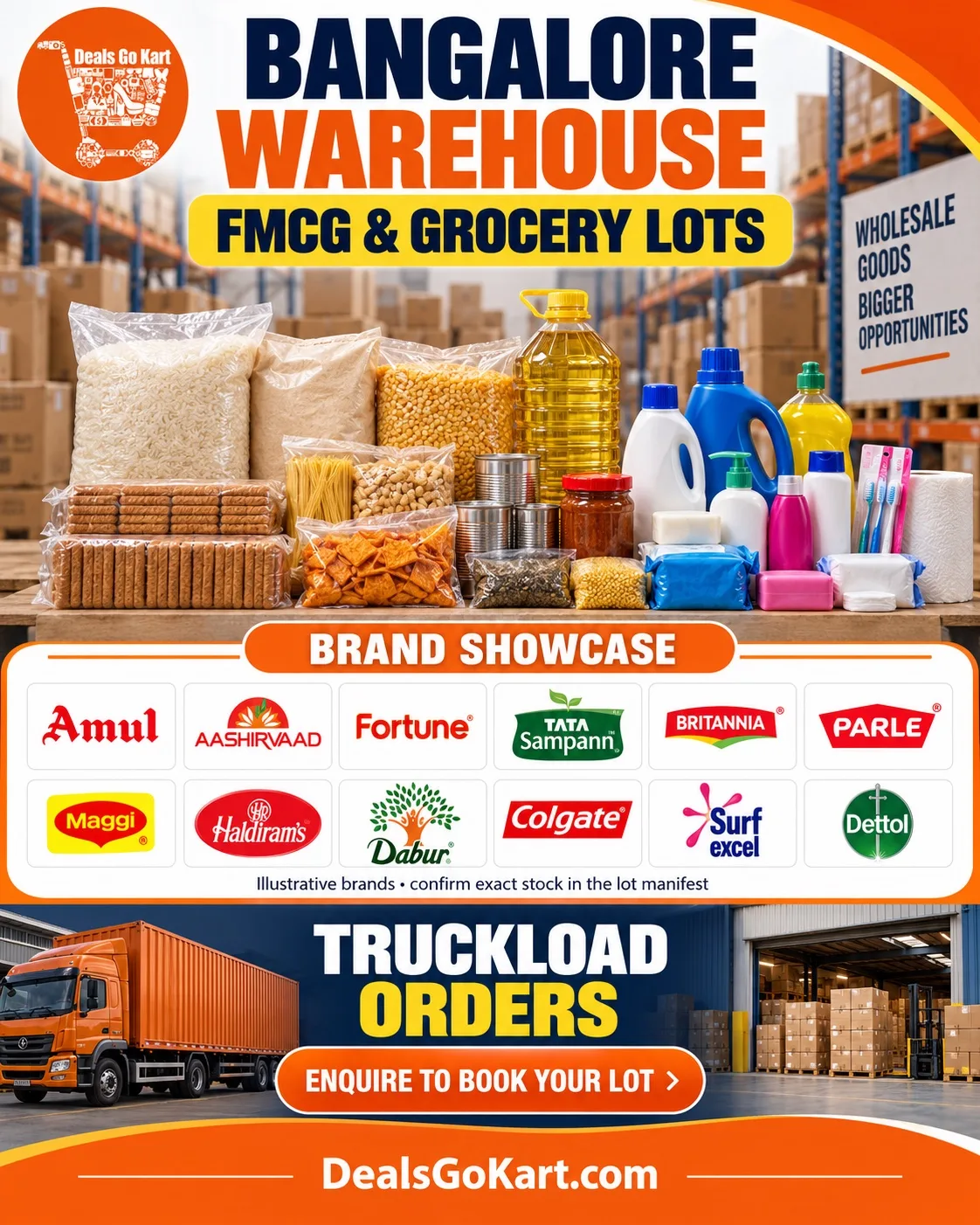 FMCG & GROCERY- Blinkit Liquidation Bangalore warehouse wholesale truckload lot - b5