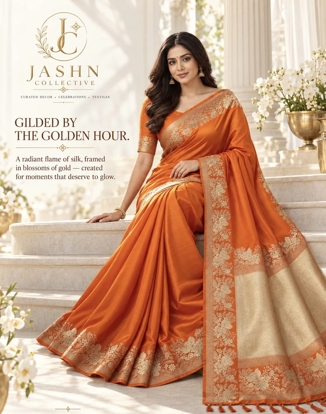 EXCLUSIVE PUREMUM BANARASI MASHRU KATAN SILK SAREE (3/8)